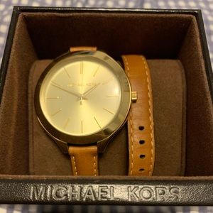 Michael Kors double wrap watch